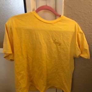 yellow ‘honey’ shirt